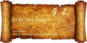Grébel Laura névjegykártya