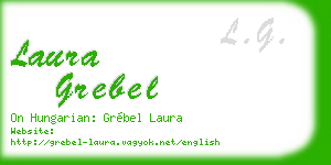 laura grebel business card